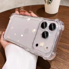 Luxury Original Shockproof Transparent Case For iPhone 17 16 15 14 13 12 11 Pro Max XS XR X 7 8 Plus 16E Air Clear Bumper Cover