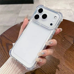 Luxury Original Shockproof Transparent Case For iPhone 17 16 15 14 13 12 11 Pro Max XS XR X 7 8 Plus 16E Air Clear Bumper Cover