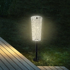 Solar Garden Lamp – 10 Colors Changing Crystal Rose LED Light, Romantic Diamond Atmosphere Projector